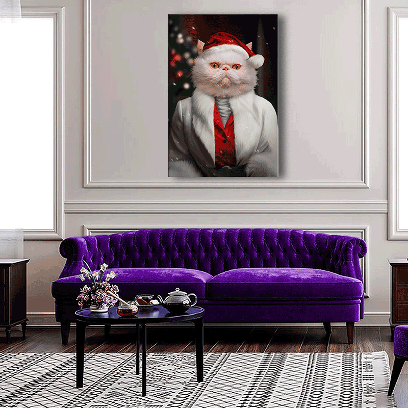 Merry Purr-mas – Festive Cat Santa Costume